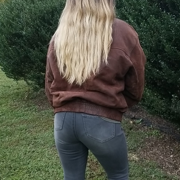 VINTAGE Banana Republic Leather Coat - Picture 5 of 15